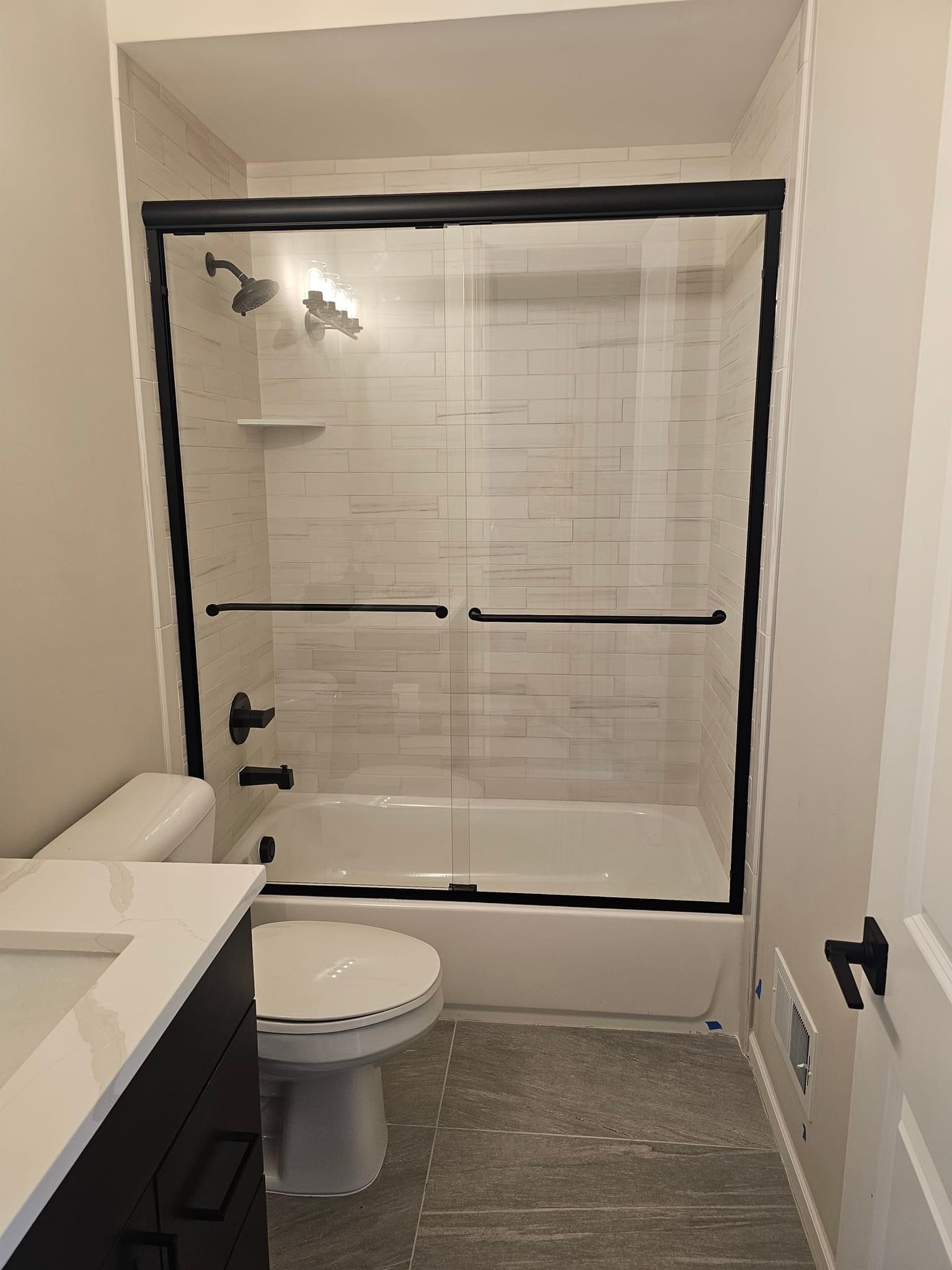 framed shower doors Oakland County michigan